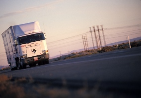 Truck on Highway