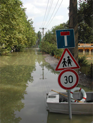 flood in the street