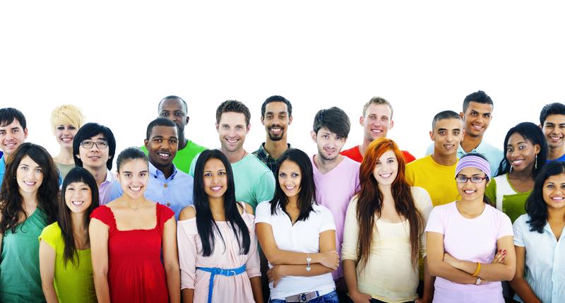 a group of people posing for a photo