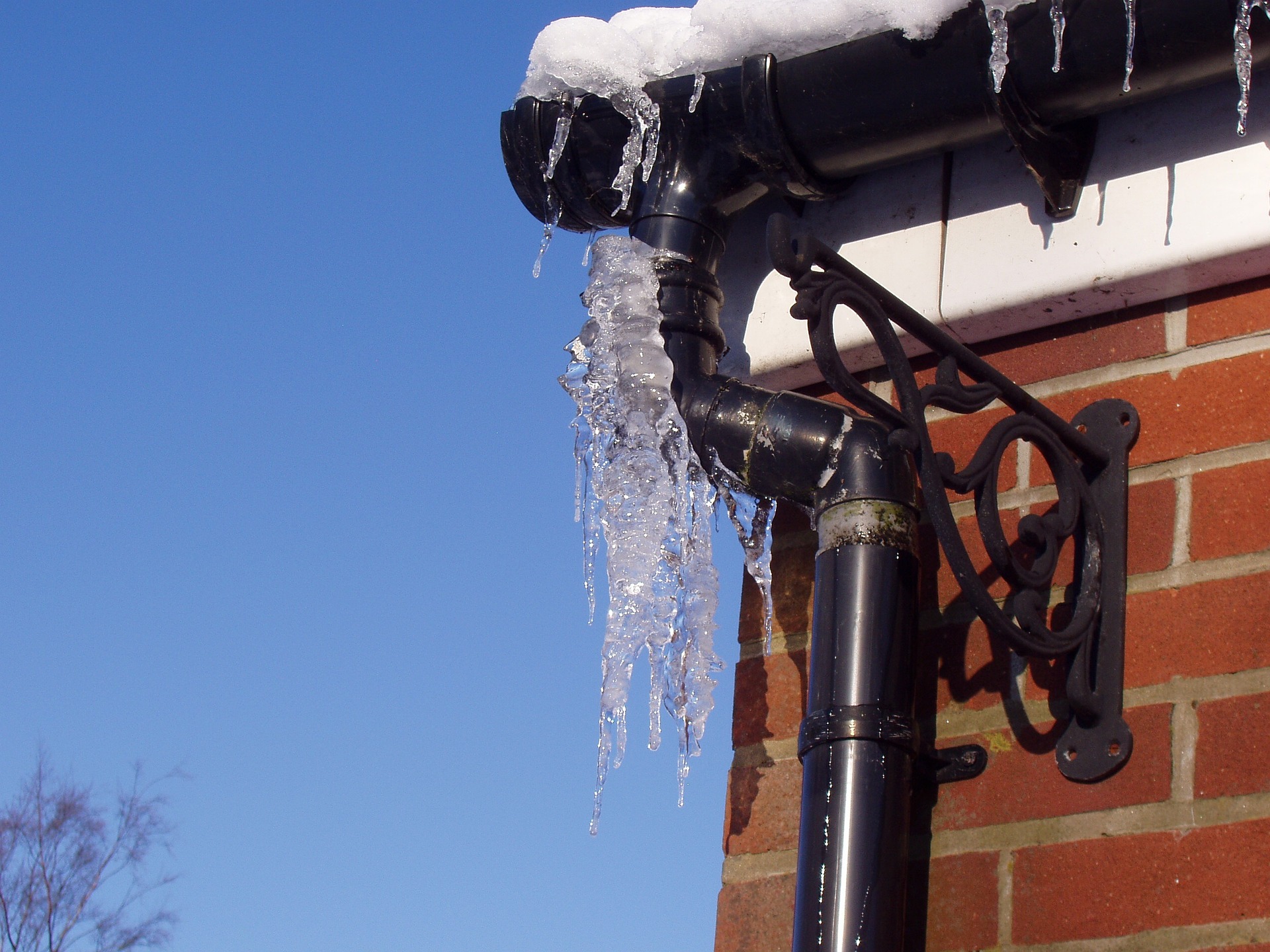 frozen gutter