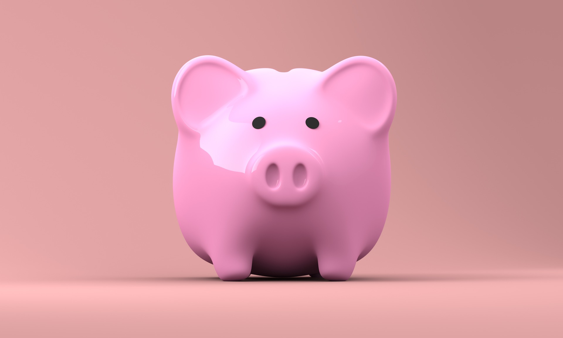 glossy piggy bank