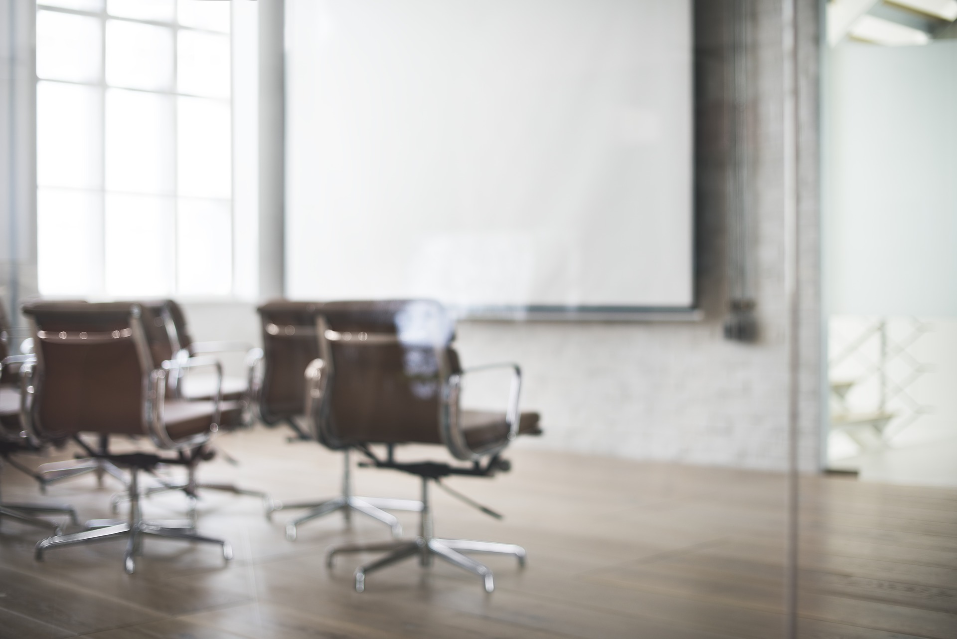 chairs in a meeting room