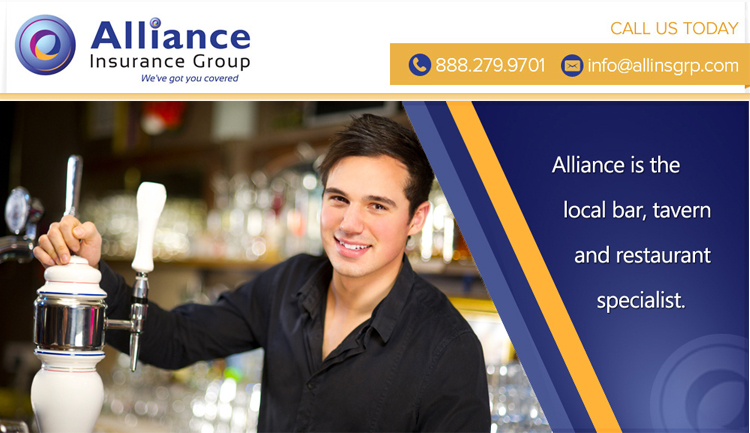 Alliance is the local bar, tavern and restaurant specialist.