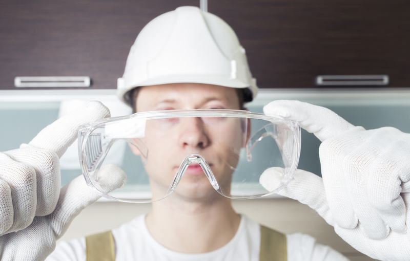 man in full safety gear